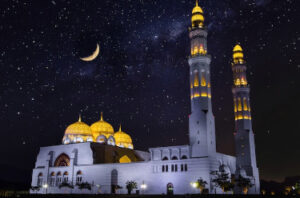 Mosquée nuit étoilée
