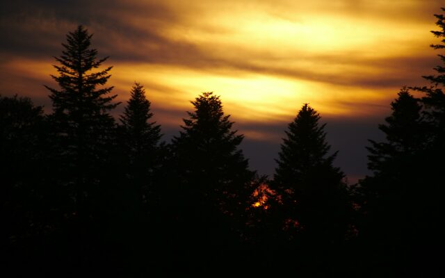 coucher de soleil